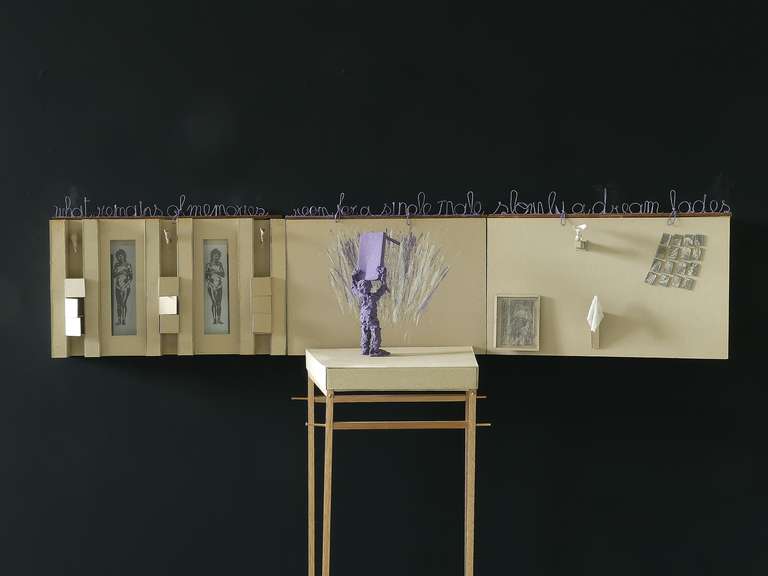 Room For A Single Male / maquette / karton/ mixed materials