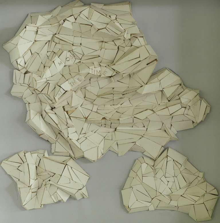 Most of the Time / bristolkarton / 25 cm x 25 cm