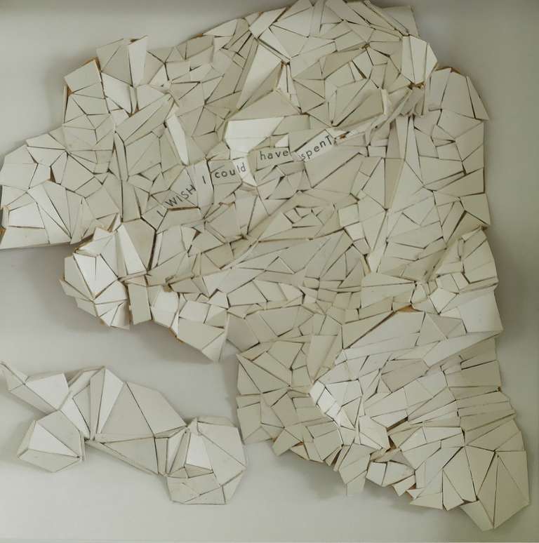 I wish I could have spent / bristolkarton / 25 cm x 25 cm