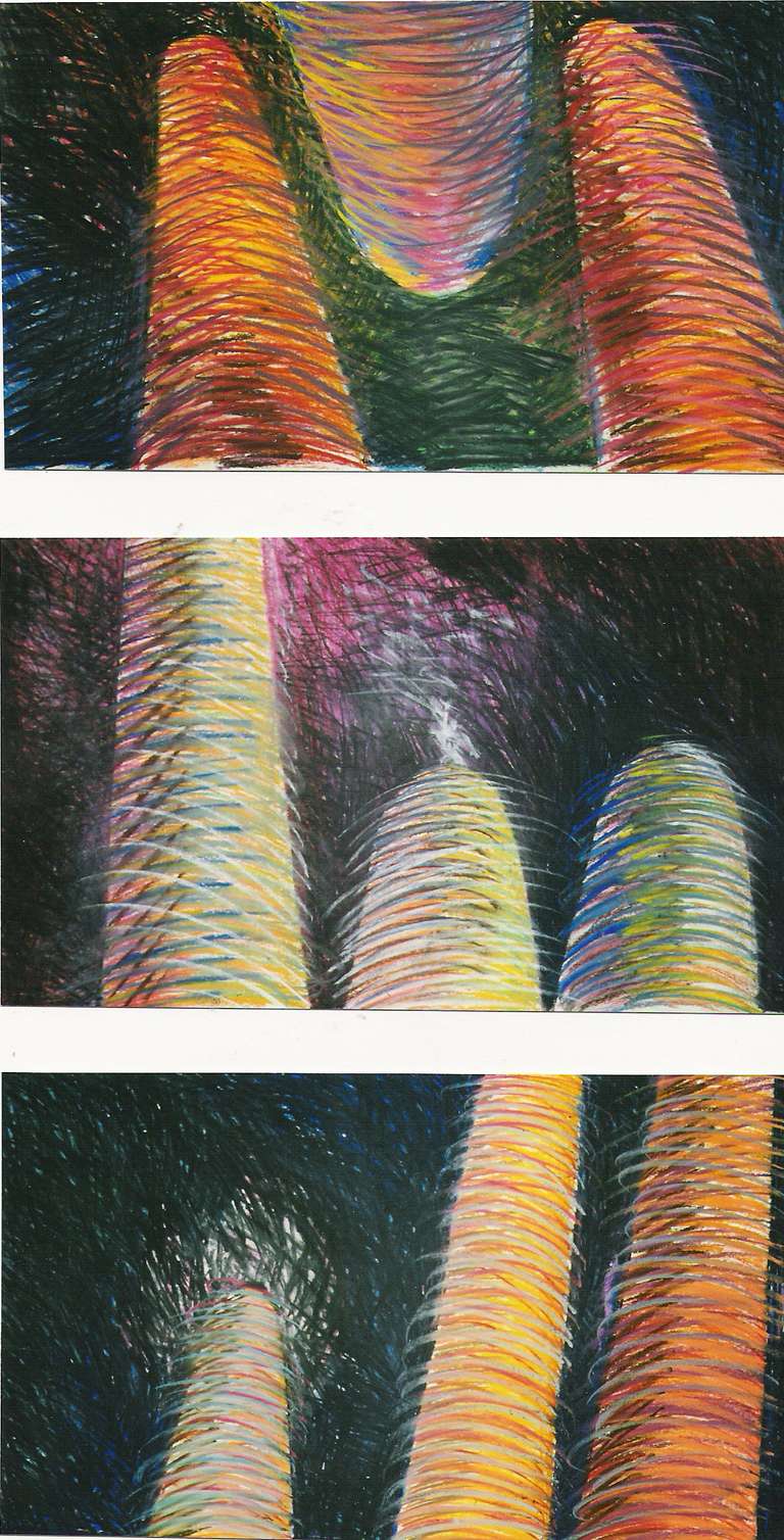 Denkoefeningen / pastelkrijt / 50 cm x 70 cm